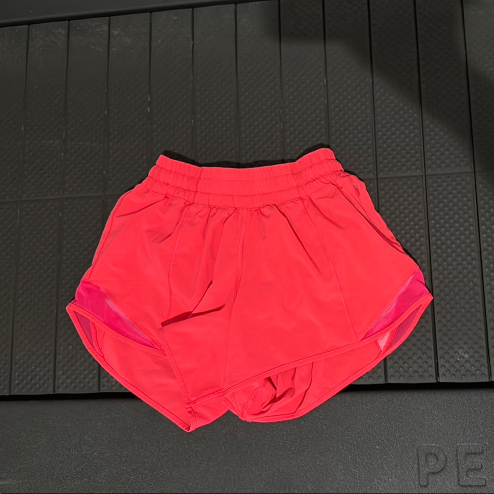 Lululemon Athletica Pink Athletic Shorts with Elastic Waistband